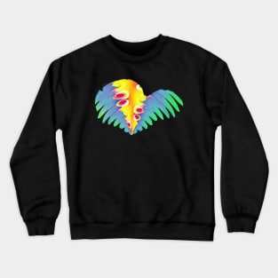 Wings of change yellow Crewneck Sweatshirt